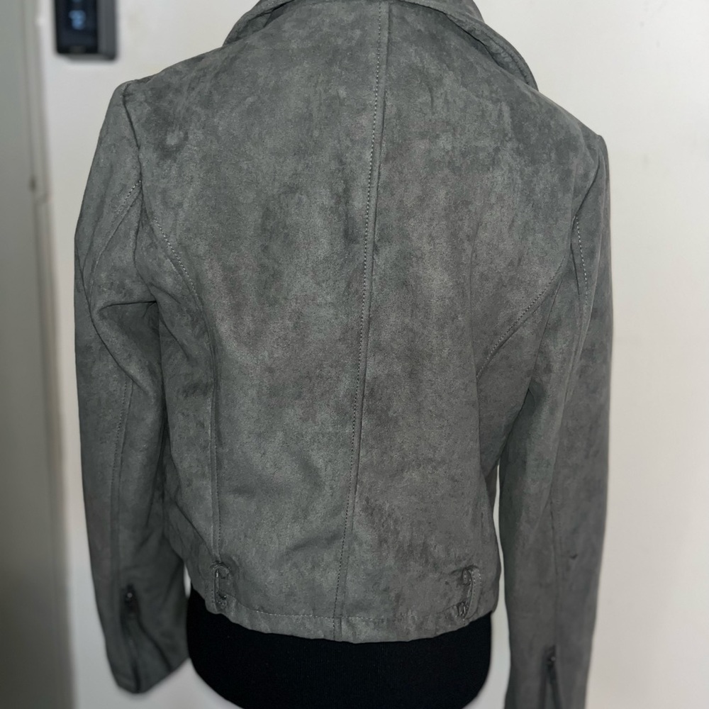 Forever 21 faux leather moto jacket- M - Picture 9 of 9